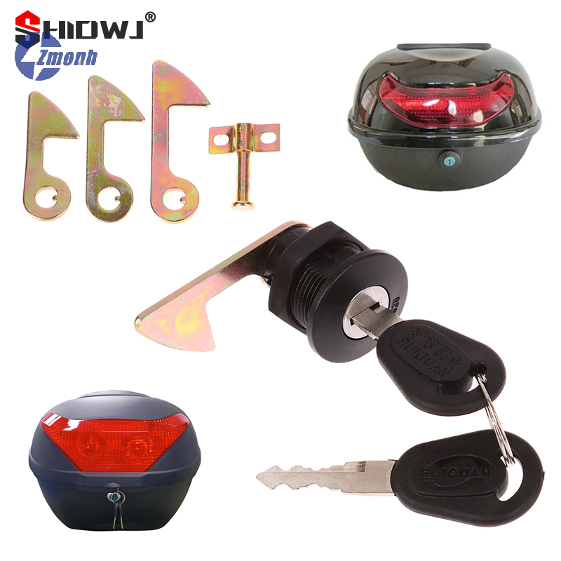 Sports Equipment Organizer Garage - New！1Set (1 Lock+2 Keys+4 Metal hook)