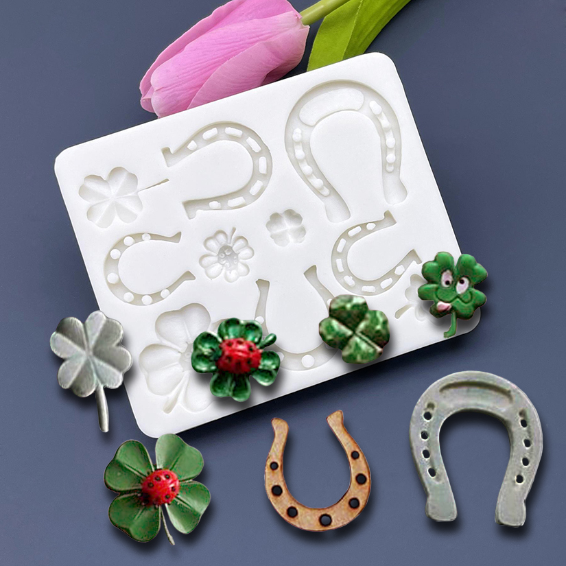 Horseshoe Game Set - Horseshoe Four Leaf Clover Lucky Silicone