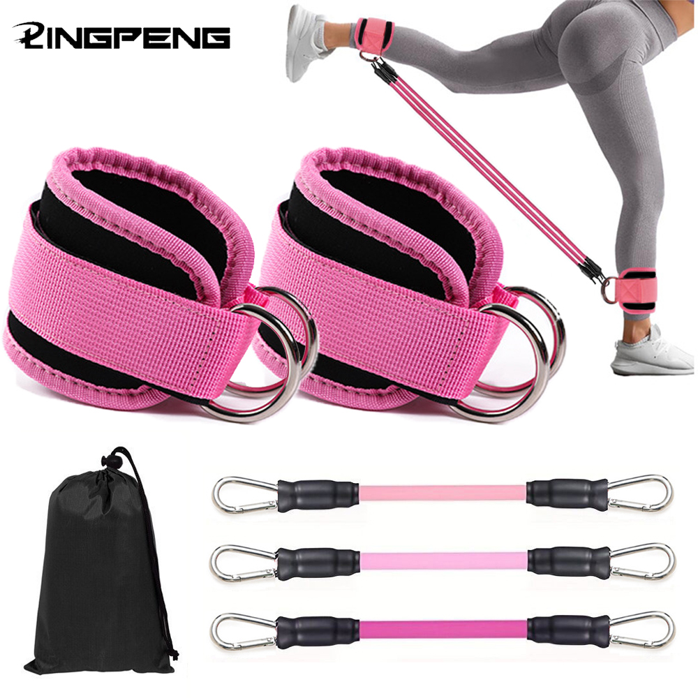 Sports Equipment Club - Ankle Straps Resistance Bands Set Fitness