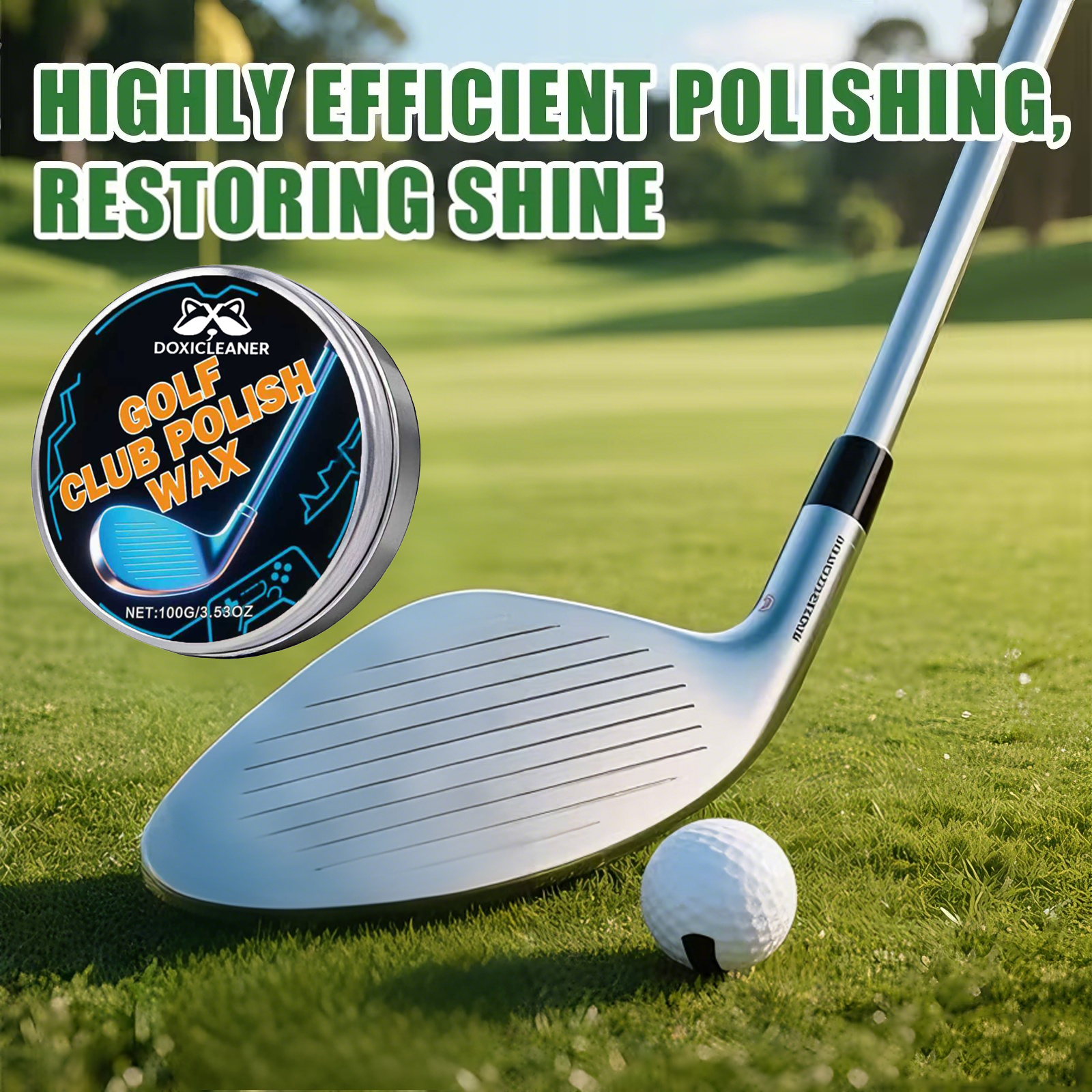 Sports Equipment Club - Professional golf club polishing wax -