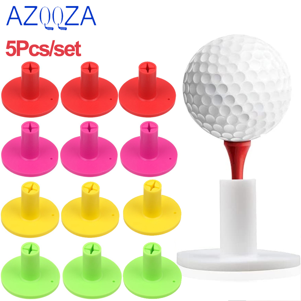 Sports Equipment Club - 5 Pcs Rubber Golf Tees Driving