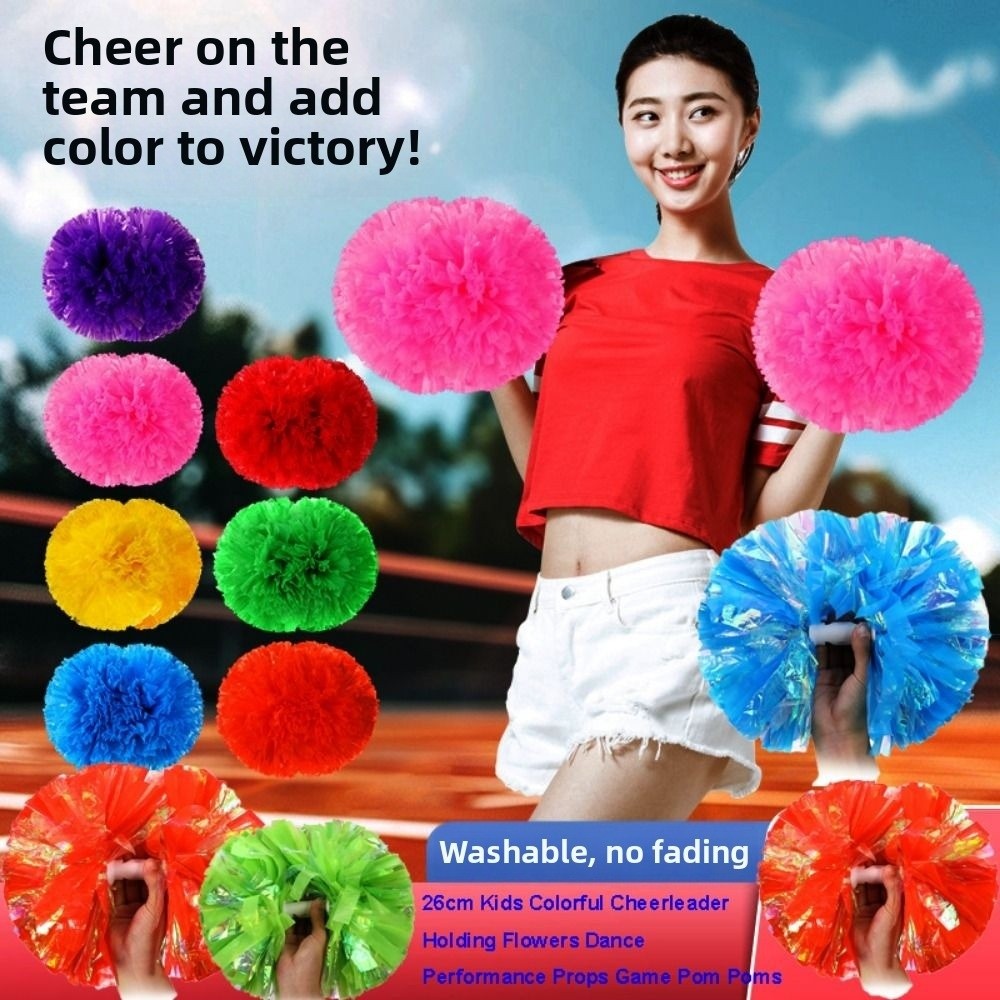 26cm Kids Game Pom Poms Multic - Cheerleading Pom Pom incelemesi ve fiyatı