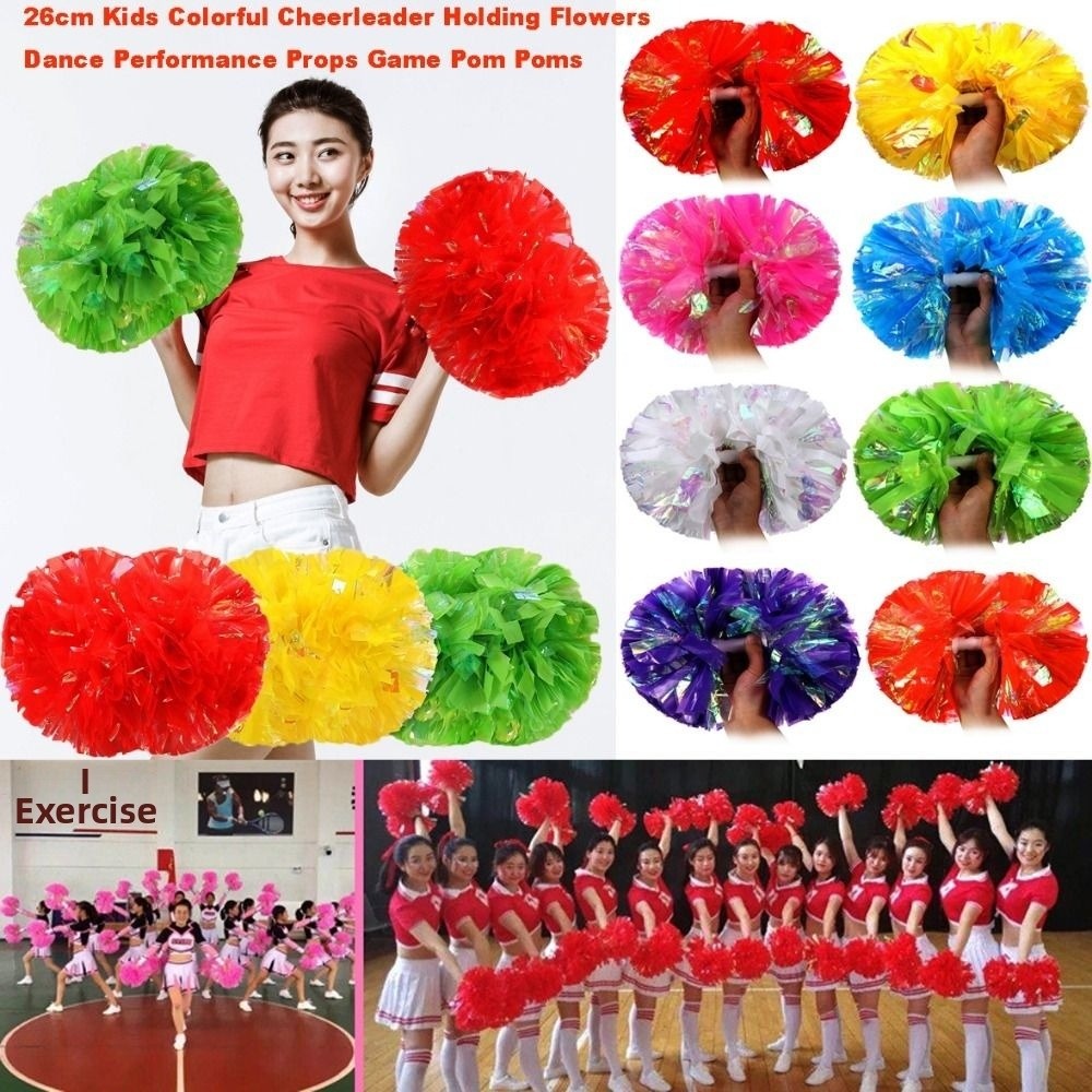 26cm Kids Game Pom Poms Multic - Cheerleading Pom Pom incelemesi ve fiyatı