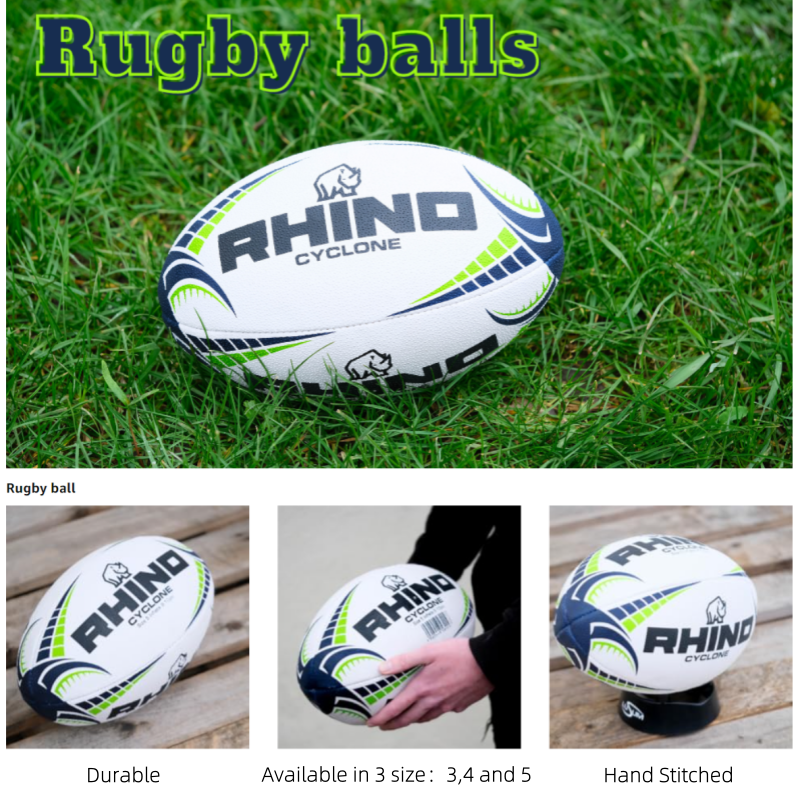 Rugby Ball Rhino Cyclone XV fo - Rugby Training Ball incelemesi ve fiyatı