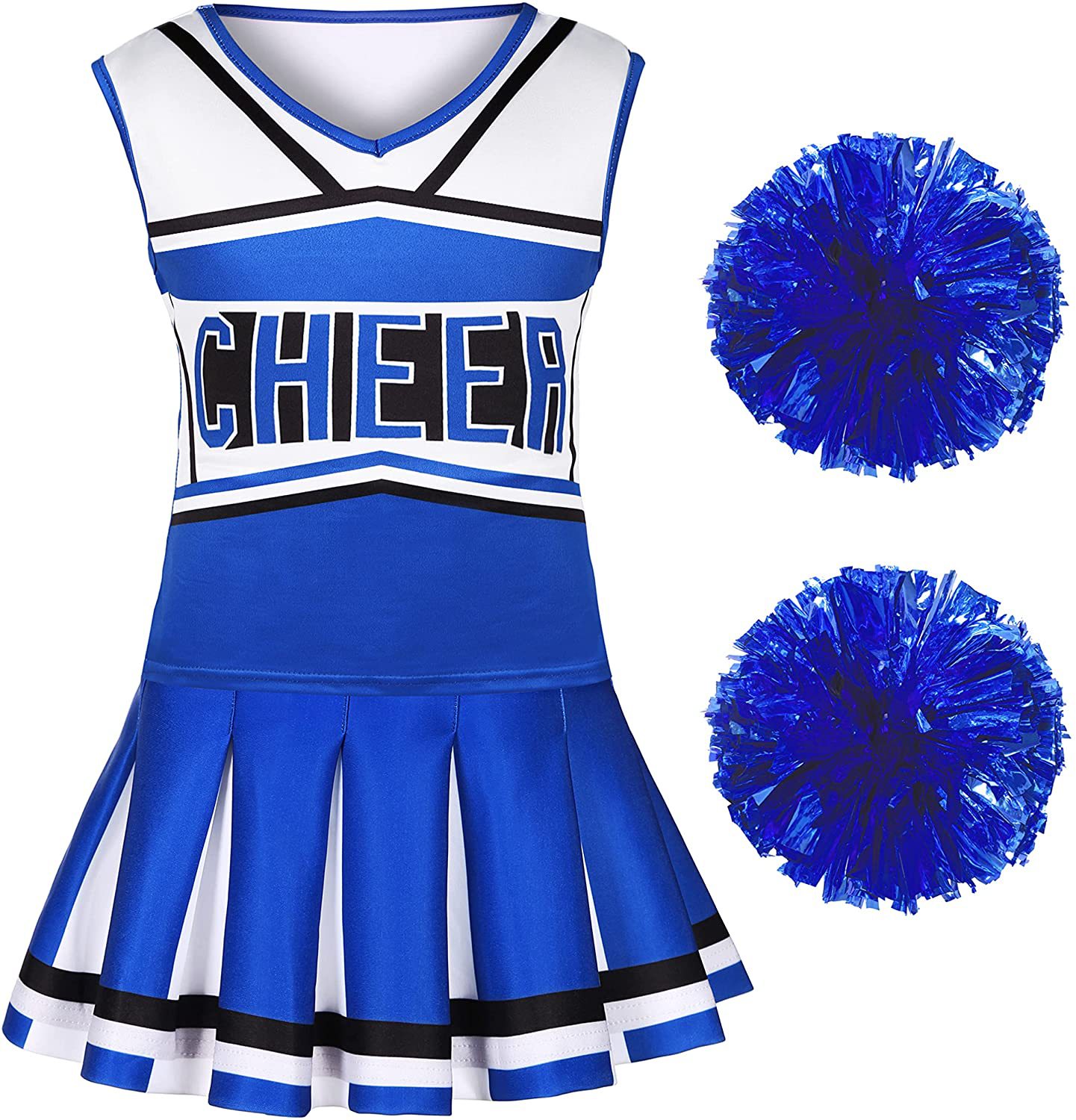 Blue Cute Cheerleader Outfit G - Cheerleading Pom Pom incelemesi ve fiyatı
