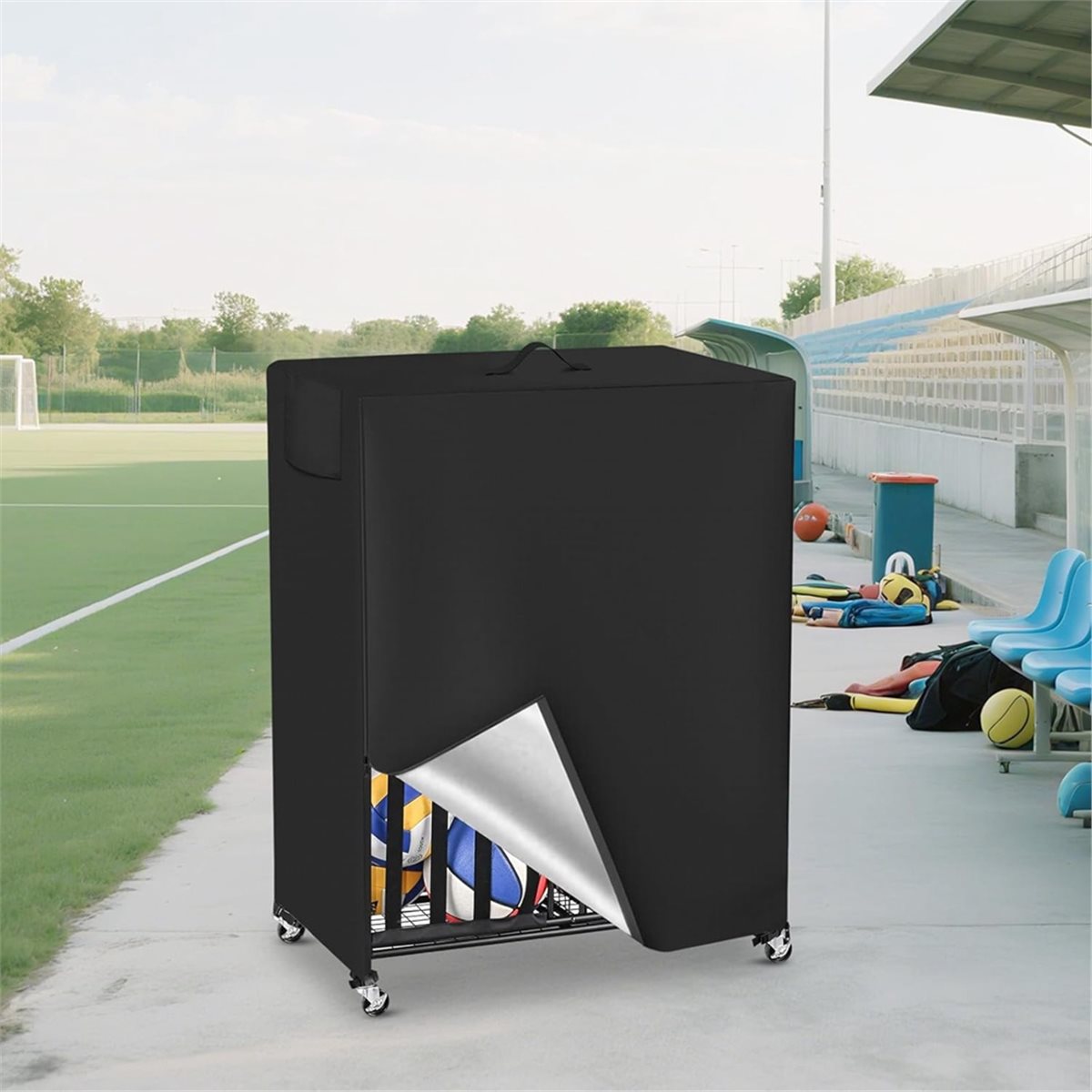 Basketball Rack Cover Garage S - Sports Equipment Organizer Garage incelemesi ve fiyatı