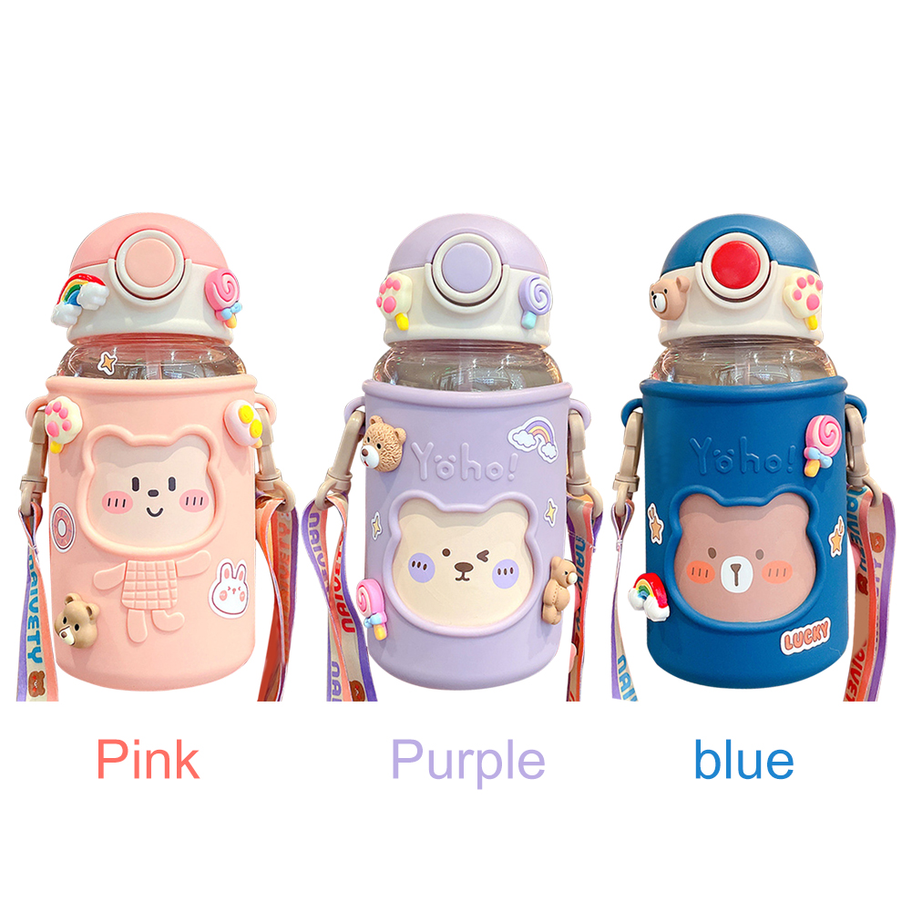 Kawaii Water Bottle Cute Bear  - Sports Equipment 7 Year Old incelemesi ve fiyatı