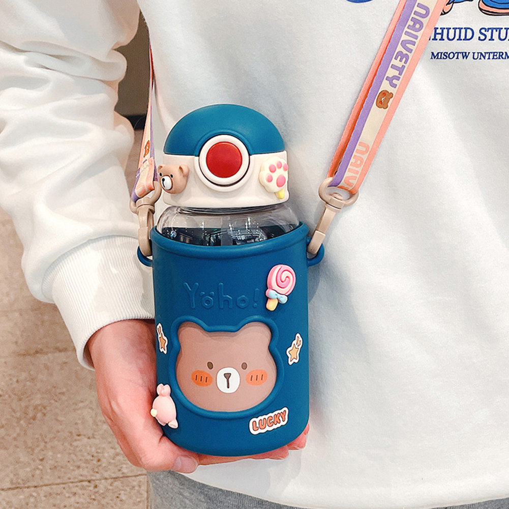 Kawaii Water Bottle Cute Bear  - Sports Equipment 7 Year Old incelemesi ve fiyatı