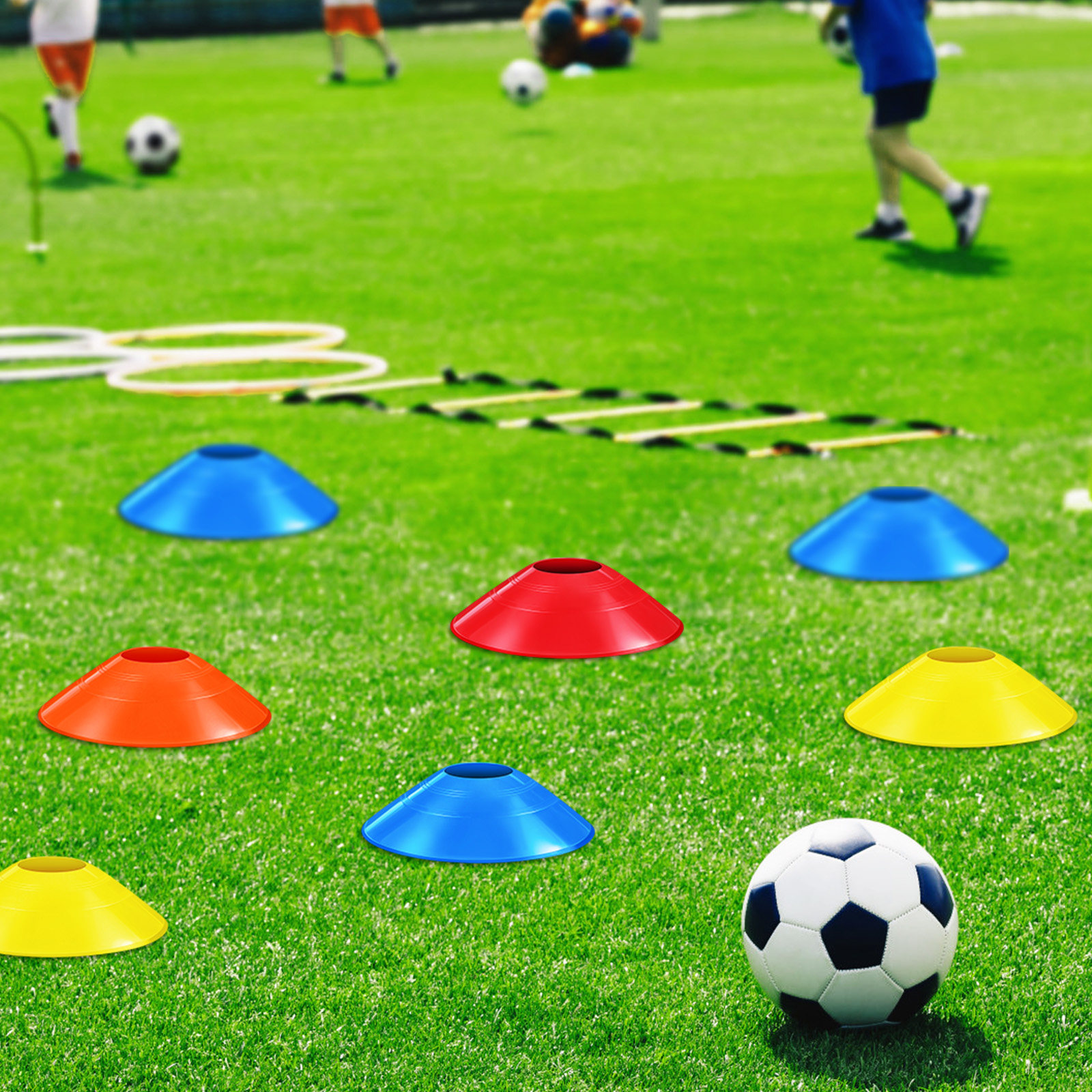 30Pcs Soccer Cones Set Pe Plas - Sports Equipment For Kids incelemesi ve fiyatı