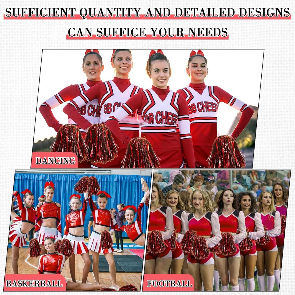 3PCS Cheerleading Pom Poms & H - Cheerleading Pom Pom incelemesi ve fiyatı