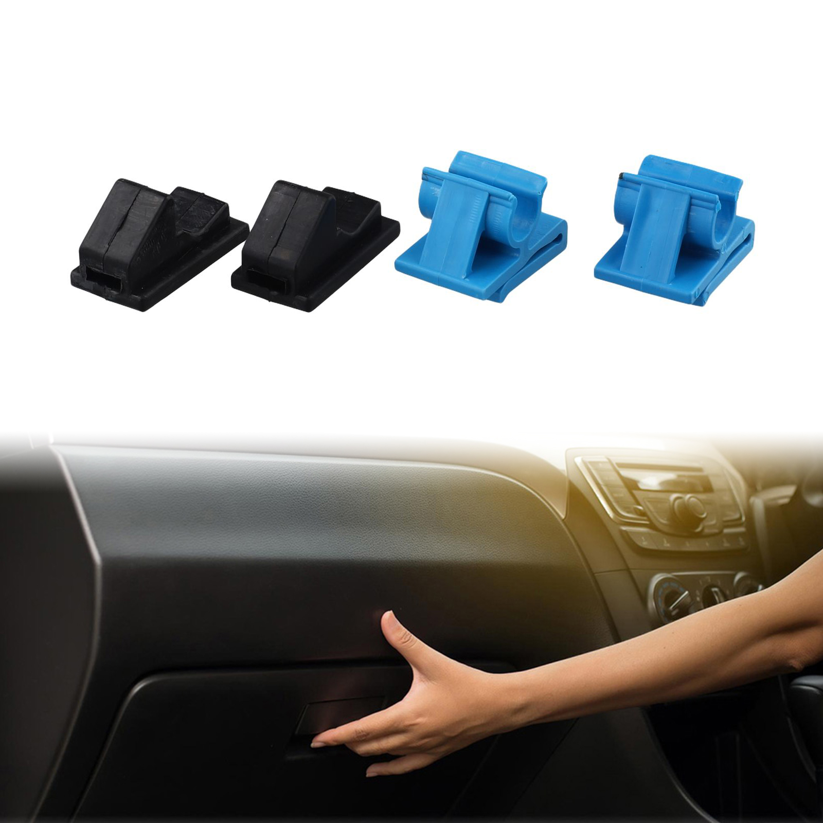 4pcs Car Lower Glove Box Clip  - Sports Equipment Organizer Garage incelemesi ve fiyatı