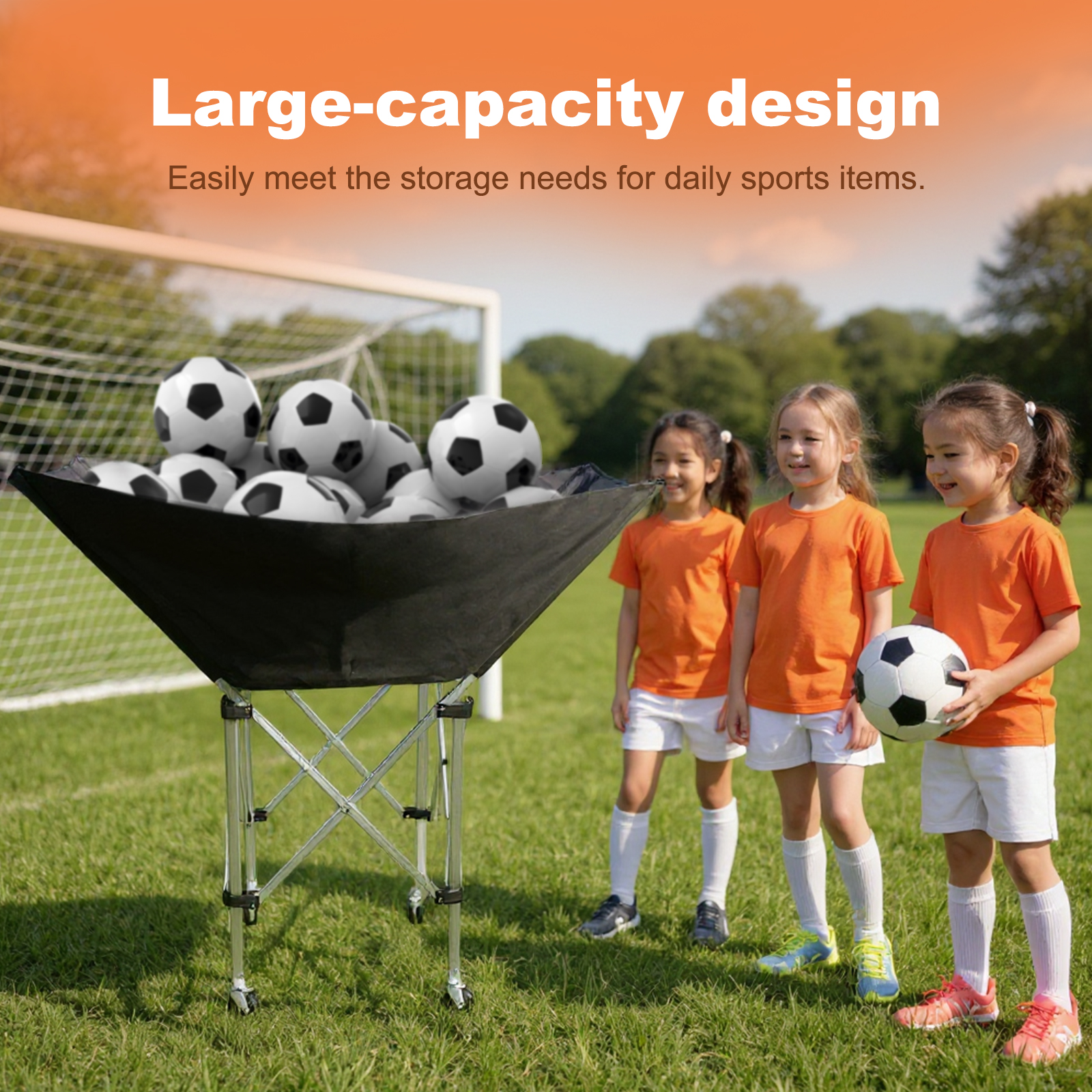 Collapsible Hammock Ball Cart  - Sports Equipment Organizer Garage incelemesi ve fiyatı