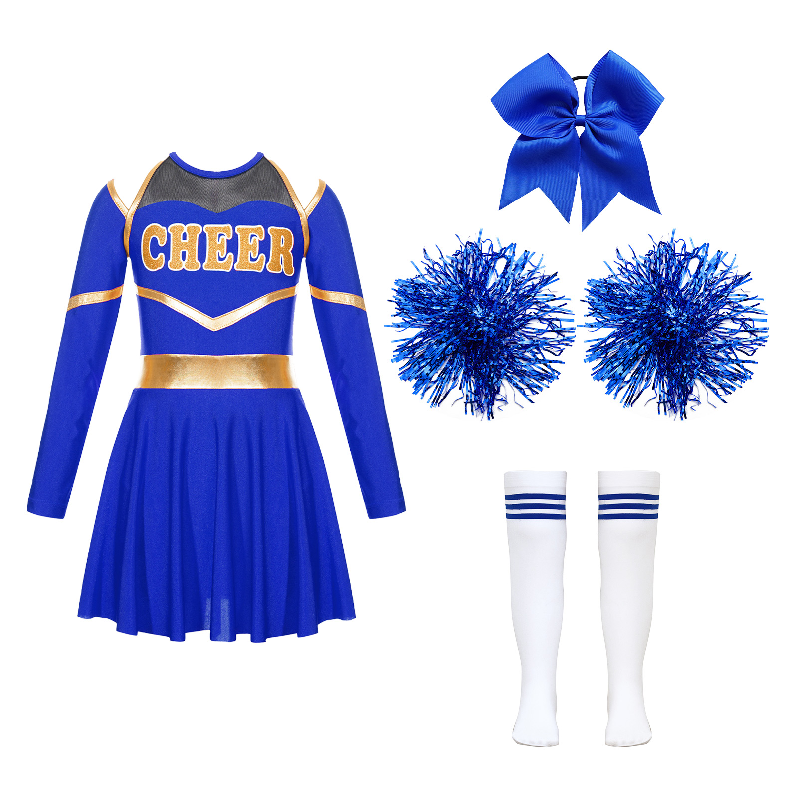 Cheerleader Costume Girls Chee - Cheerleading Pom Pom incelemesi ve fiyatı