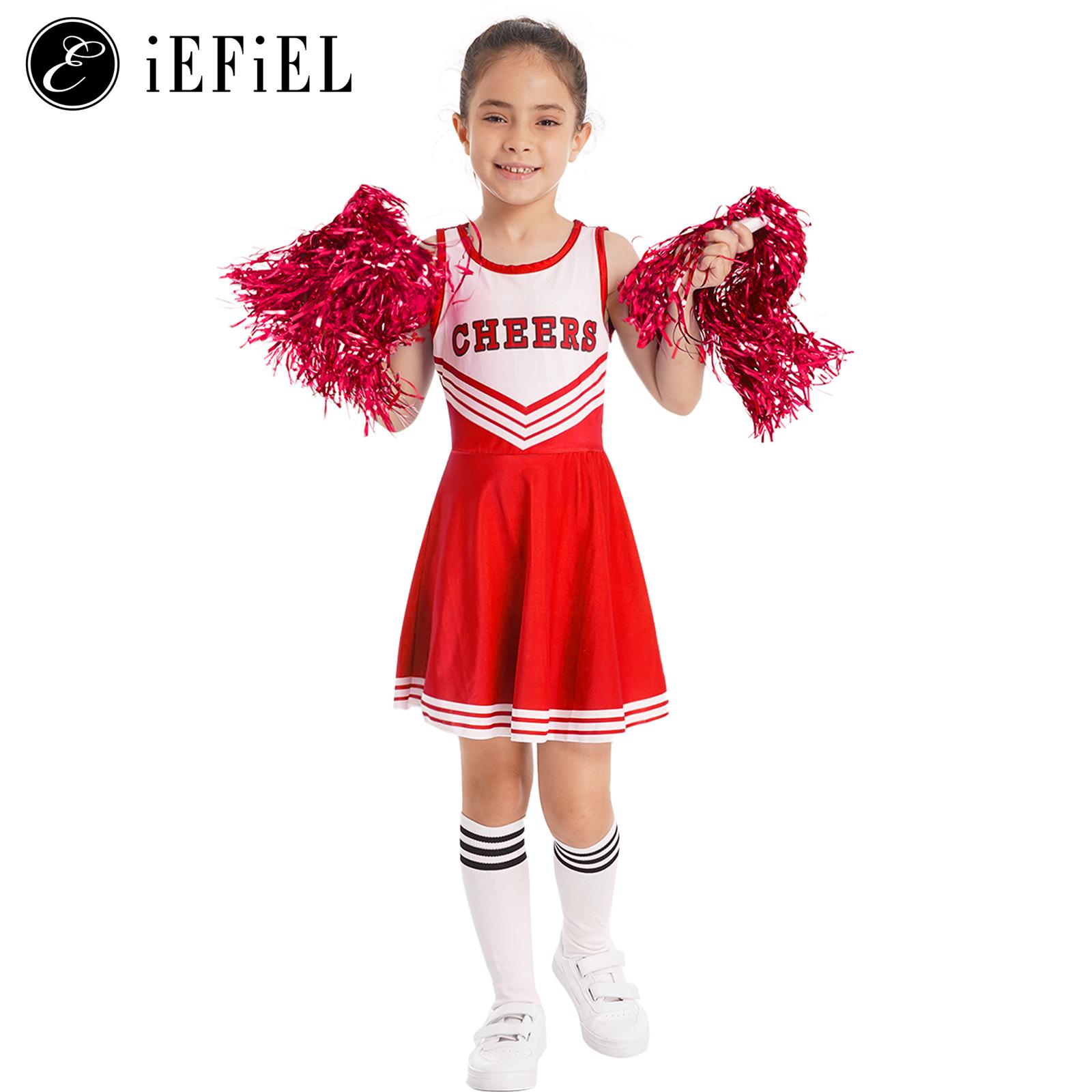 Girls Cheerleader Costume Slee - Cheerleading Pom Pom incelemesi ve fiyatı