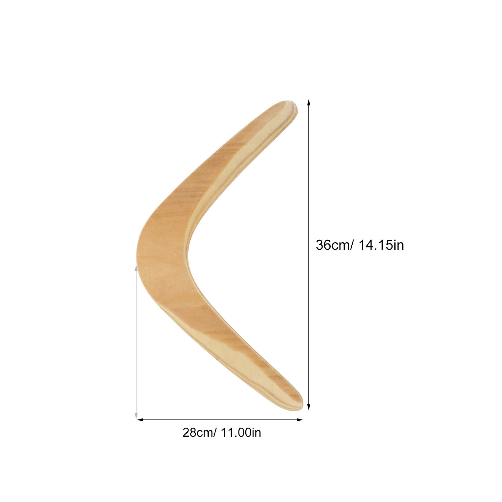 1Pcs Boomerang Wooden Outdoor  - Sports Equipment For Kids incelemesi ve fiyatı