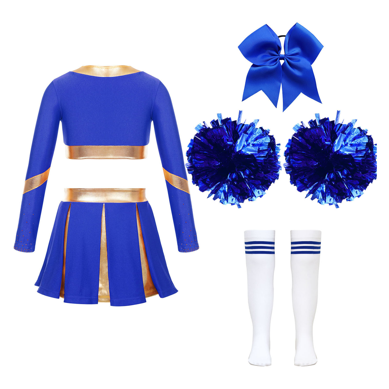 Girls Cheer Leader Costume Out - Cheerleading Pom Pom incelemesi ve fiyatı