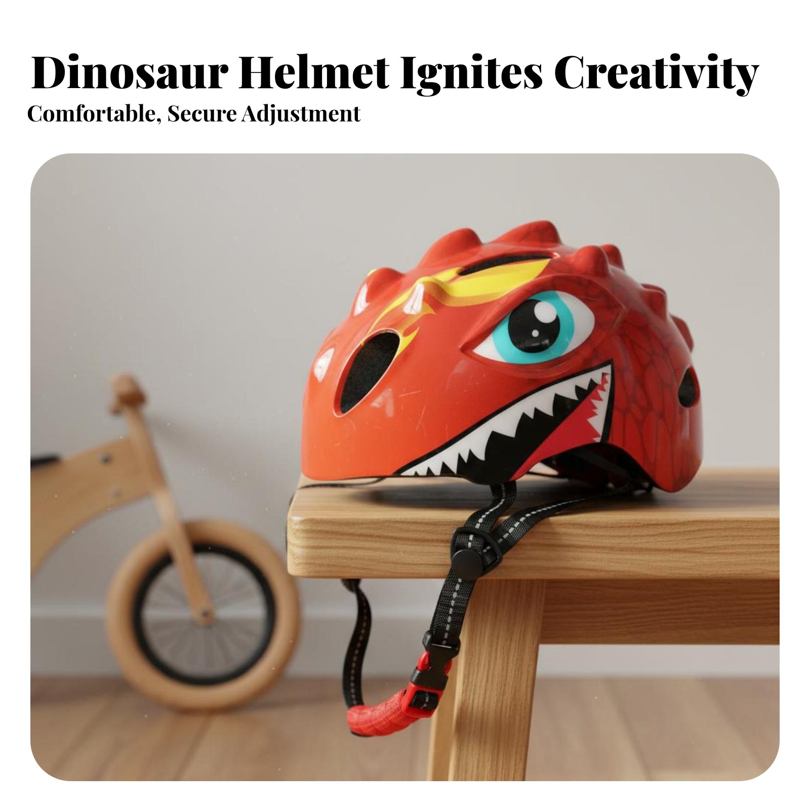 Cartoon Dinosaur Helmet Versat - Sports Equipment For Kids incelemesi ve fiyatı