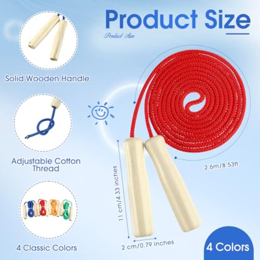 8.53 FT Adjustable Cotton Jump - Jump Rope Double Dutch incelemesi ve fiyatı