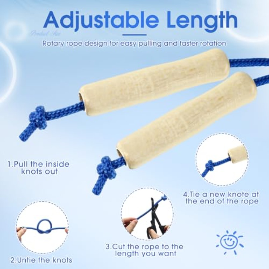 8.53 FT Adjustable Cotton Jump - Jump Rope Double Dutch incelemesi ve fiyatı