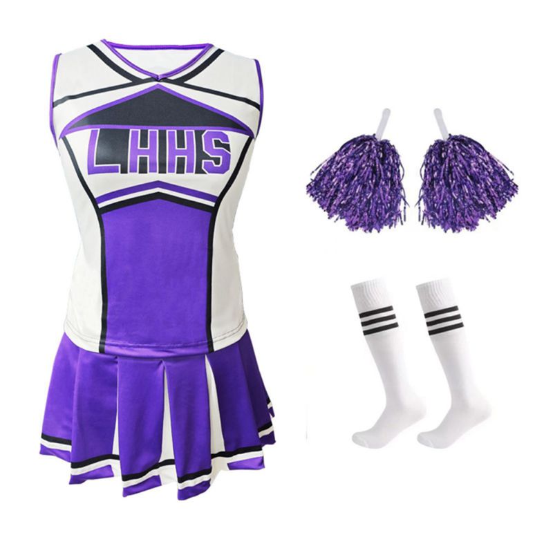 Women's Cheerleader Costume Un - Cheerleading Pom Pom incelemesi ve fiyatı