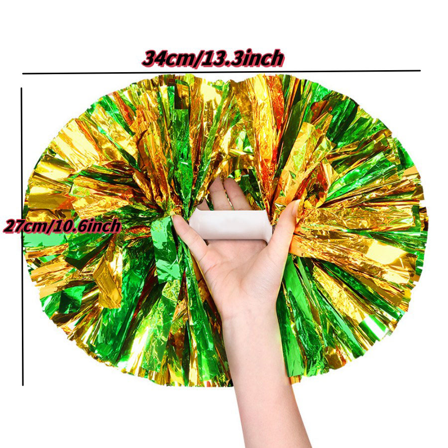 1Pcs Metallic PET Cheerleader  - Cheerleading Pom Pom incelemesi ve fiyatı