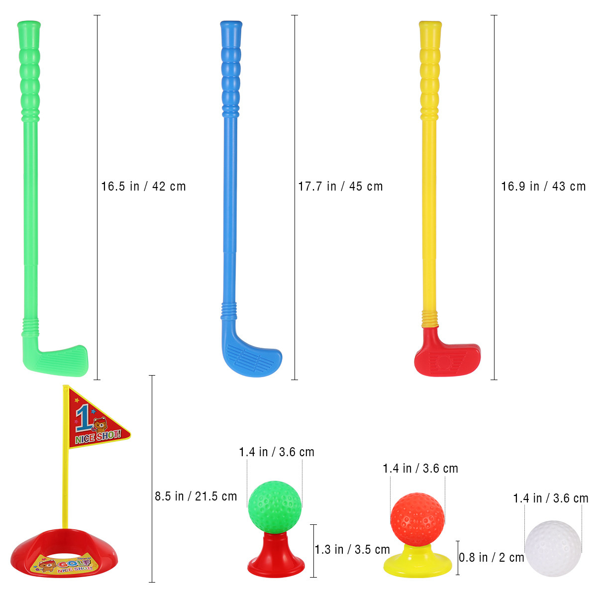 Kids Golf Club Set ABS Plastic - Sports Equipment Exchange incelemesi ve fiyatı