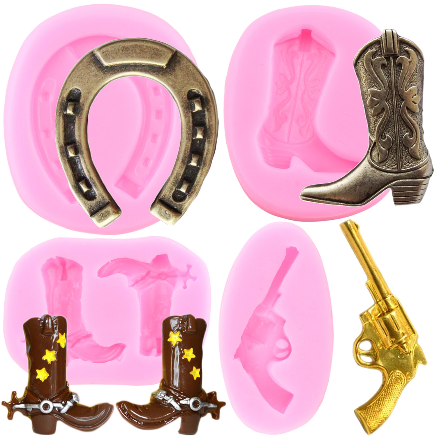 Horseshoe Cowboy Boot Silicone - Horseshoe Game Set incelemesi ve fiyatı