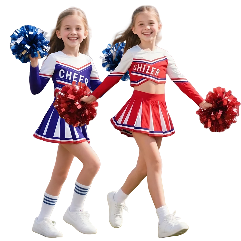 Girls Cheerleader Costume Bask - Cheerleading Pom Pom incelemesi ve fiyatı