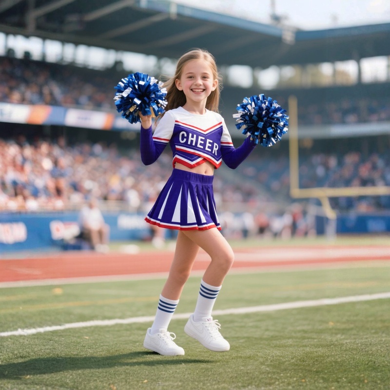 Girls Cheerleader Costume Bask - Cheerleading Pom Pom incelemesi ve fiyatı