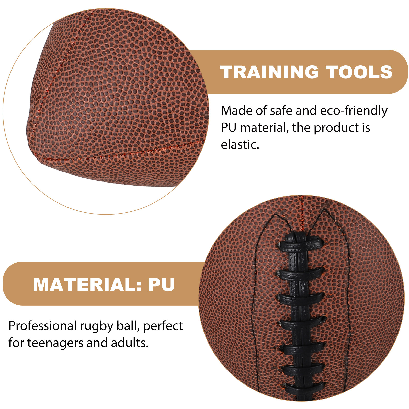 1Pcs Official Size Rugby Ball  - Rugby Training Ball incelemesi ve fiyatı