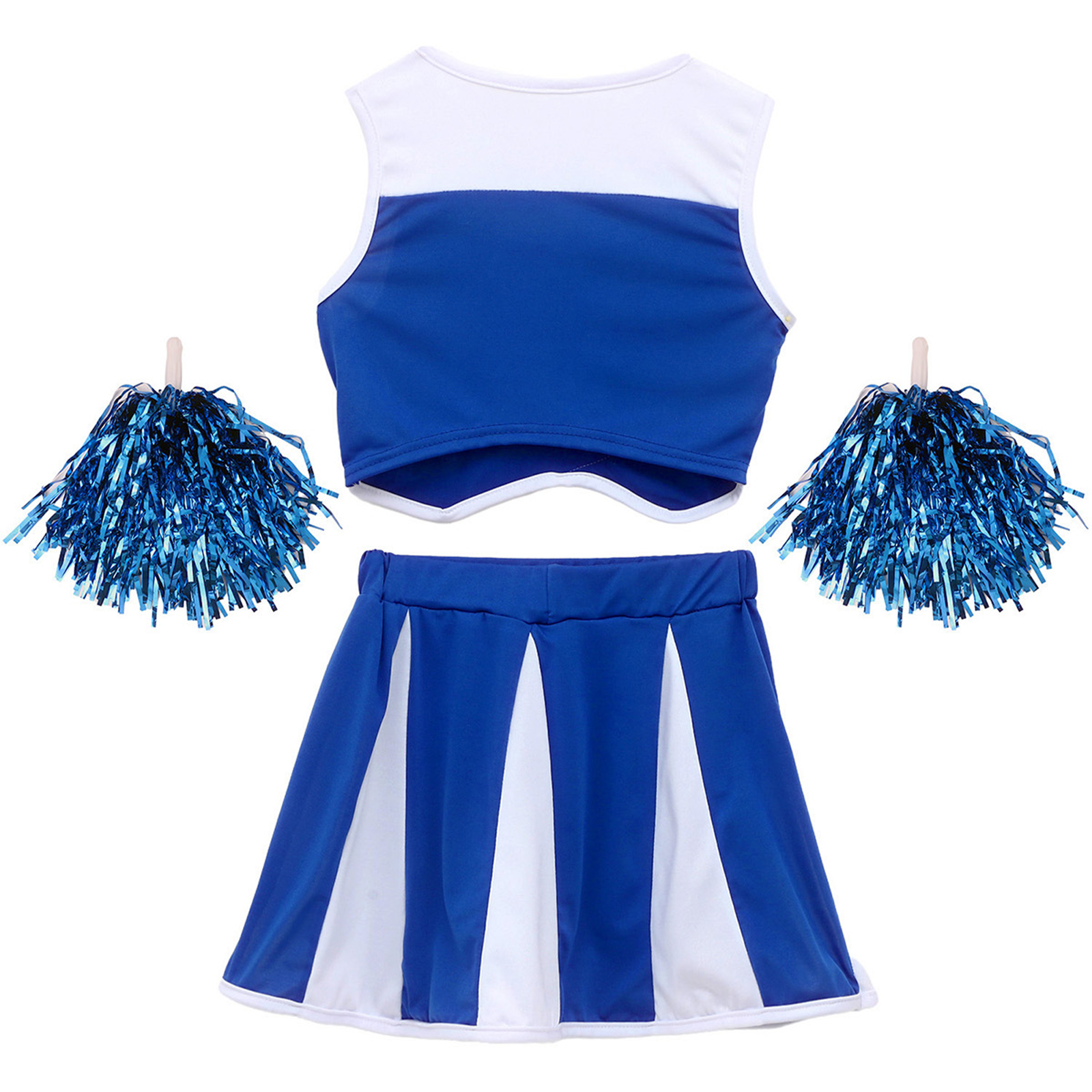Kids Girls Cheer Squad Outfit  - Cheerleading Pom Pom incelemesi ve fiyatı