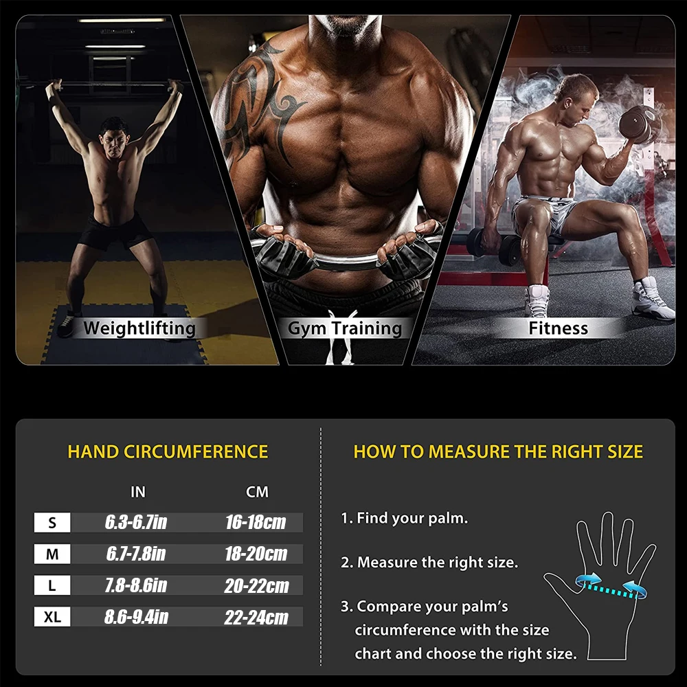 1Pair Half Finger Gym Fitness  - Sports Equipment Club incelemesi ve fiyatı