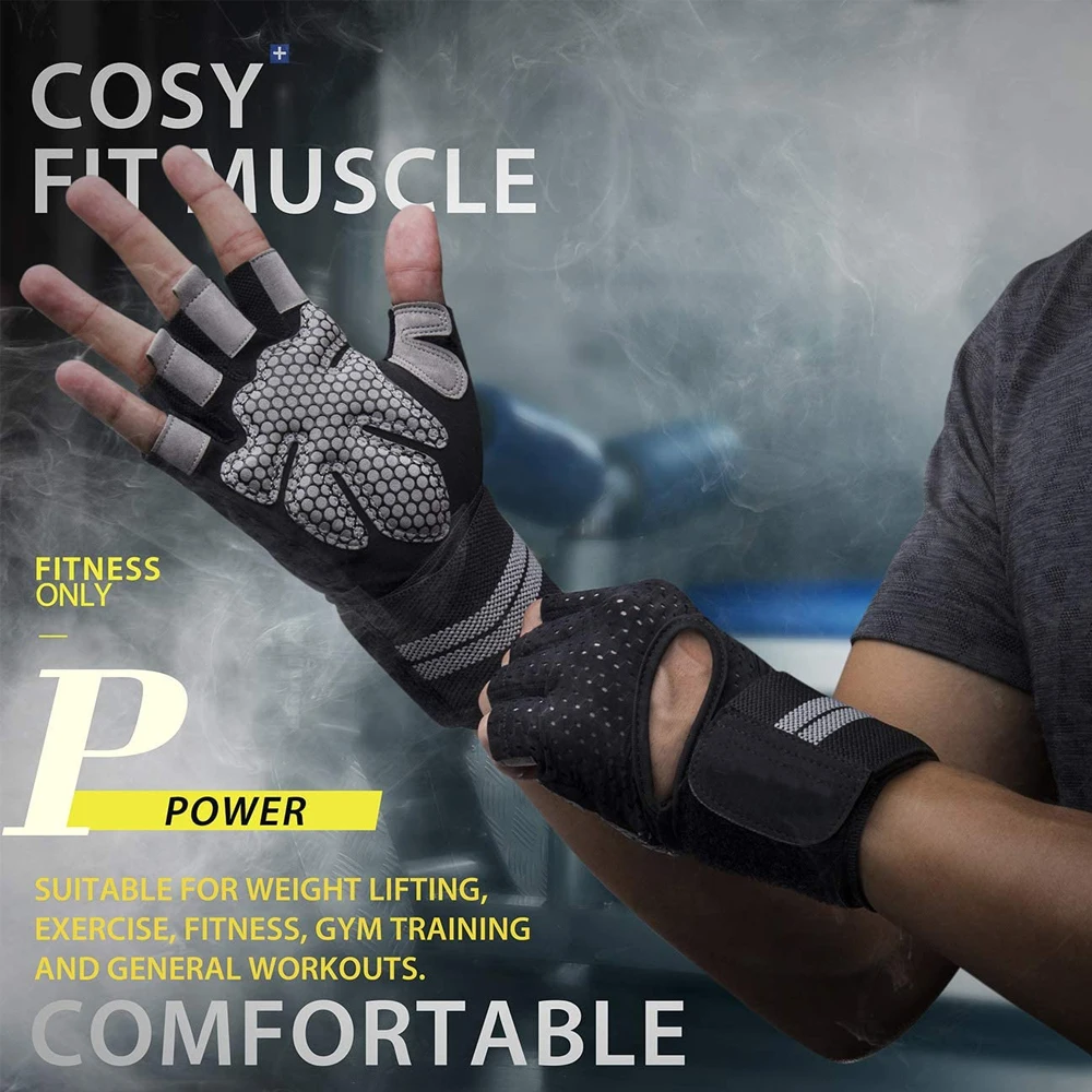 1Pair Half Finger Gym Fitness  - Sports Equipment Club incelemesi ve fiyatı