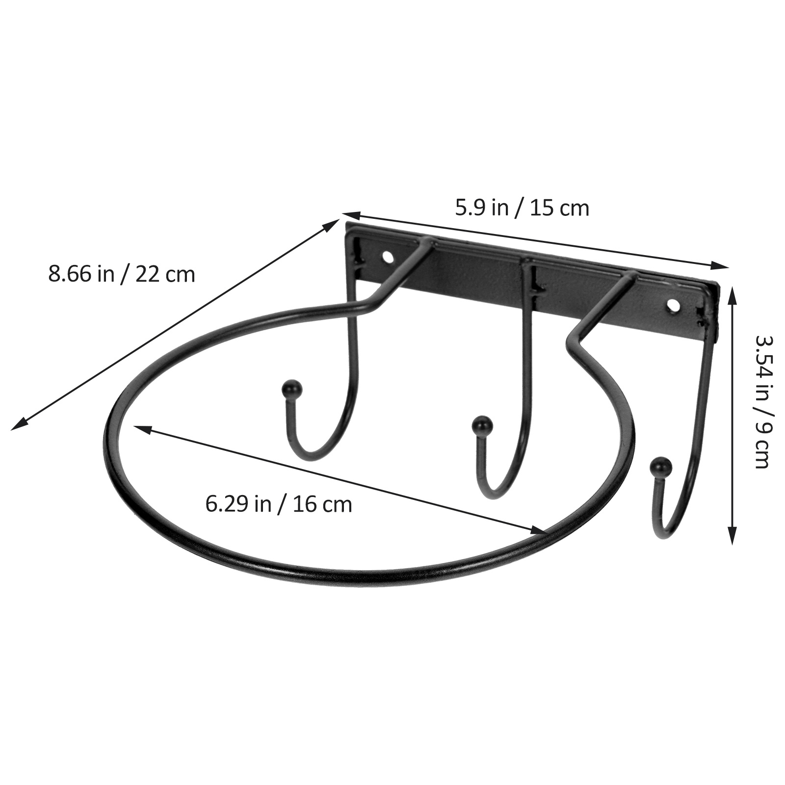 2pcs Wall-Mounted Ball Rack Me - Rugby Training Ball incelemesi ve fiyatı
